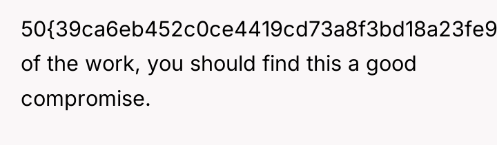 50{39ca6eb452c0ce4419cd73a8f3bd18a23fe95ab4febb092bc2ab1b542eeea82f} of the work, you should find this a good...