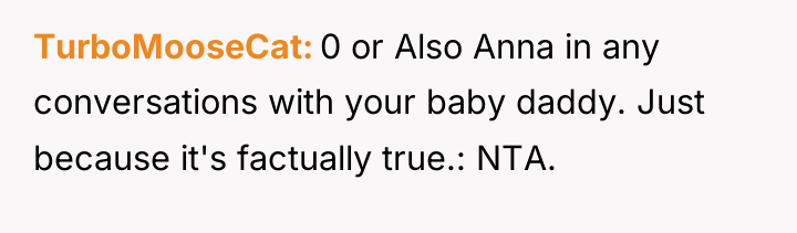 TurboMooseCat 0 or Also Anna in any conversations with your...