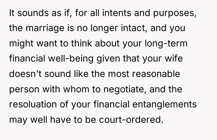 It sounds as if, for all intents and purposes, the...