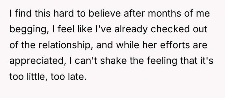 I find this hard to believe after months of me...