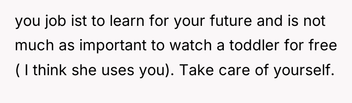 you job ist to learn for your future and is...