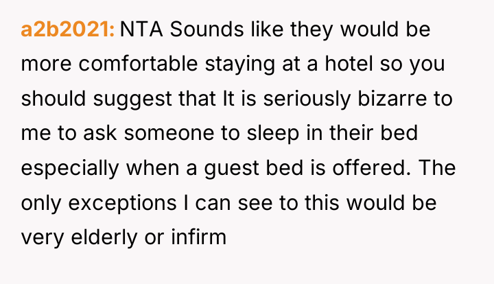 a2b2021 NTA Sounds like they would be more comfortable staying...