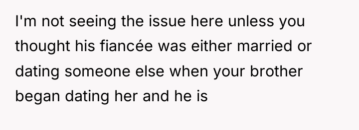 I'm not seeing the issue here unless you thought his...