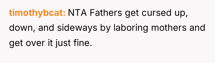 timothybcat NTA Fathers get cursed up, down, and sideways by...