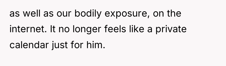 as well as our bodily exposure, on the internet. It...