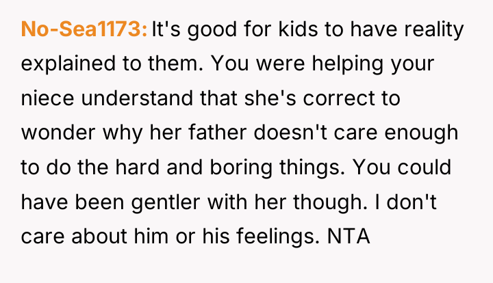 No-Sea1173 It's good for kids to have reality explained to...