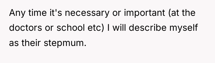 Any time it's necessary or important (at the doctors or...