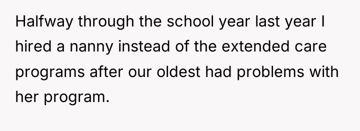 Halfway through the school year last year I hired a...
