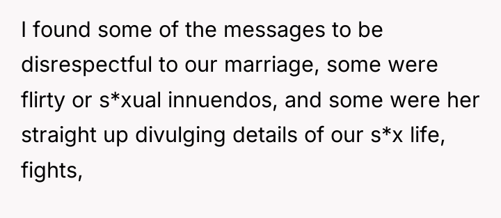 I found some of the messages to be disrespectful to...