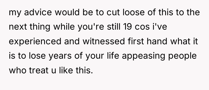 my advice would be to cut loose of this to...