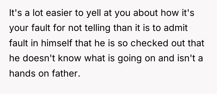 It's a lot easier to yell at you about how...