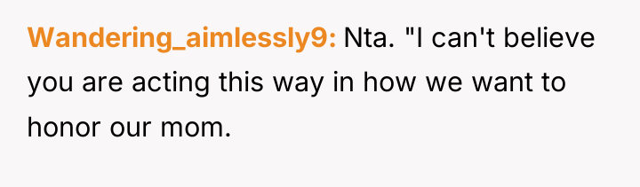 Wandering_aimlessly9 Nta. "I can't believe you are acting this way...