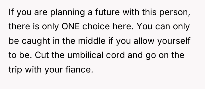 If you are planning a future with this person, there...