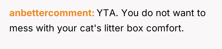 anbettercomment YTA. You do not want to mess with your...