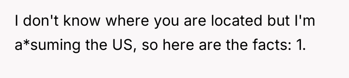 I don't know where you are located but I'm a*suming...