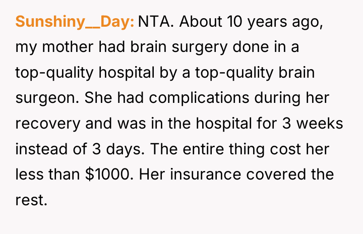 Sunshiny__Day NTA. About 10 years ago, my mother had brain...
