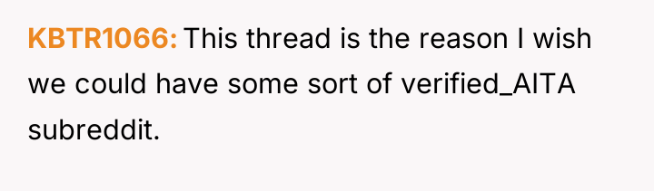 KBTR1066 This thread is the reason I wish we could...