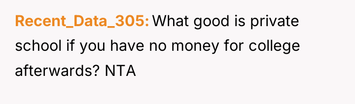 Recent_Data_305 What good is private school if you have no...