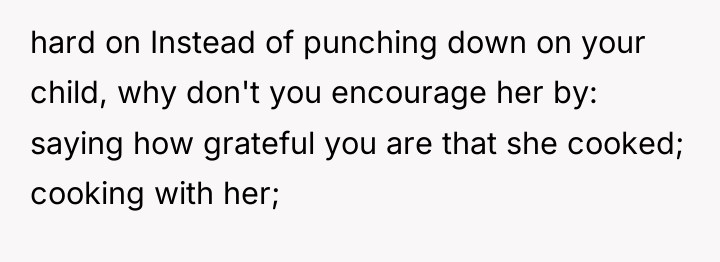 hard on Instead of punching down on your child, why...