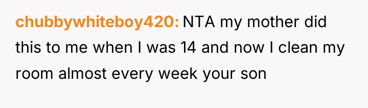 chubbywhiteboy420 NTA my mother did this to me when I...