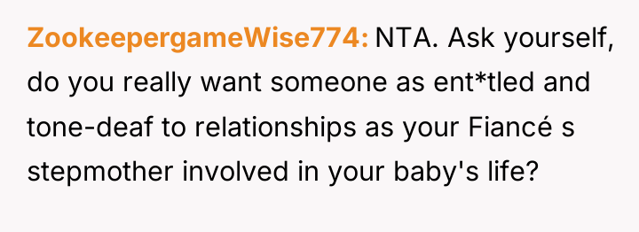 ZookeepergameWise774 NTA. Ask yourself, do you really want someone as...