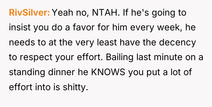 RivSilver Yeah no, NTAH. If he's going to insist you...
