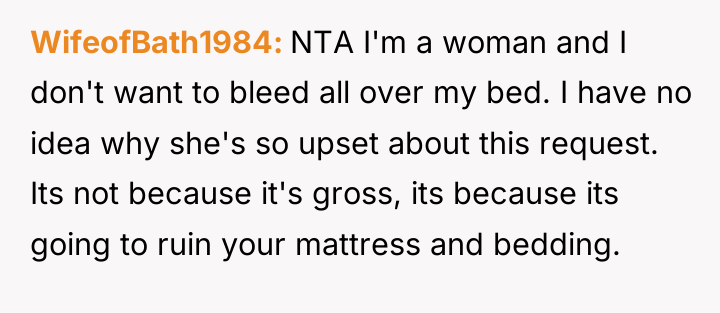 WifeofBath1984 NTA I'm a woman and I don't want to...