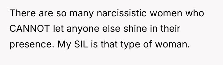 There are so many narcissistic women who CANNOT let anyone...