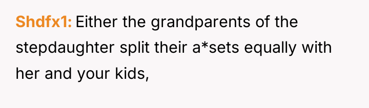 Shdfx1 Either the grandparents of the stepdaughter split their a*sets...