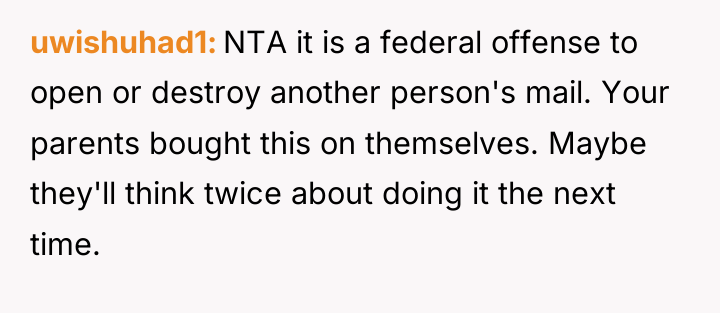 uwishuhad1 NTA it is a federal offense to open or...