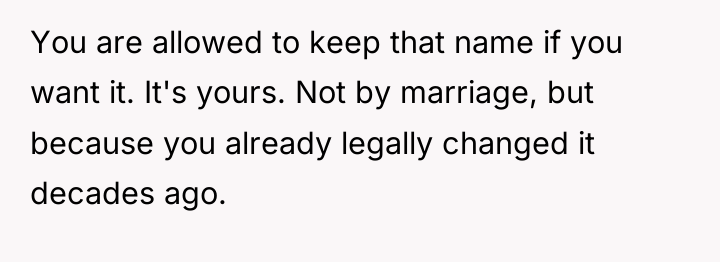 You are allowed to keep that name if you want...