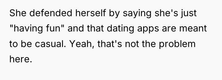 She defended herself by saying she's just "having fun" and...