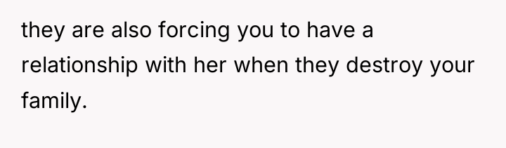 they are also forcing you to have a relationship with...