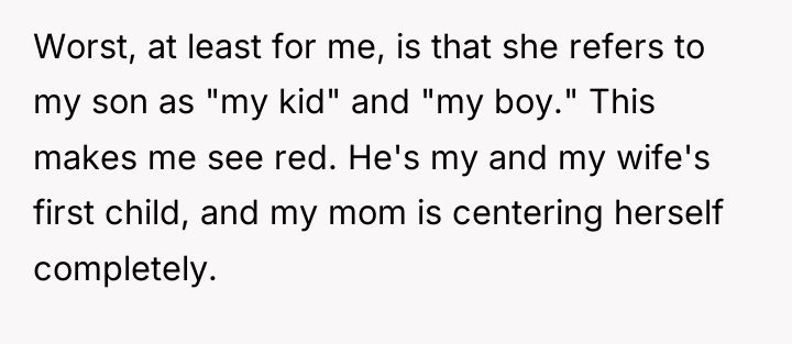 Worst, at least for me, is that she refers to...