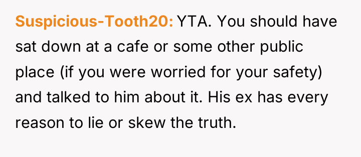 Suspicious-Tooth20 YTA. You should have sat down at a cafe...