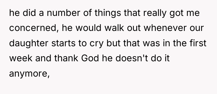 he did a number of things that really got me...