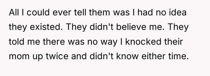 All I could ever tell them was I had no...