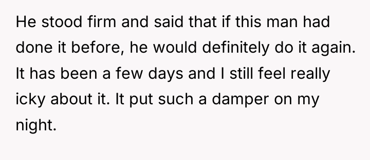 He stood firm and said that if this man had...