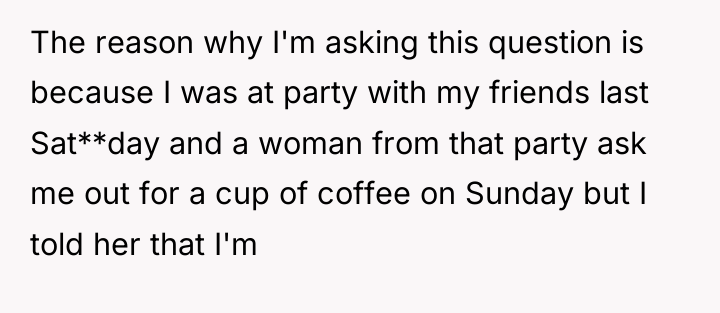 The reason why I'm asking this question is because I...