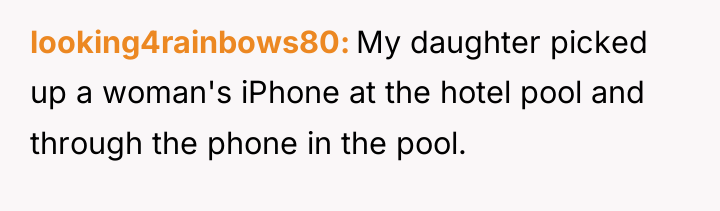 looking4rainbows80 My daughter picked up a woman's iPhone at the...