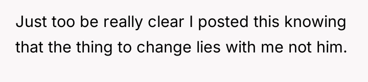 Just too be really clear I posted this knowing that...
