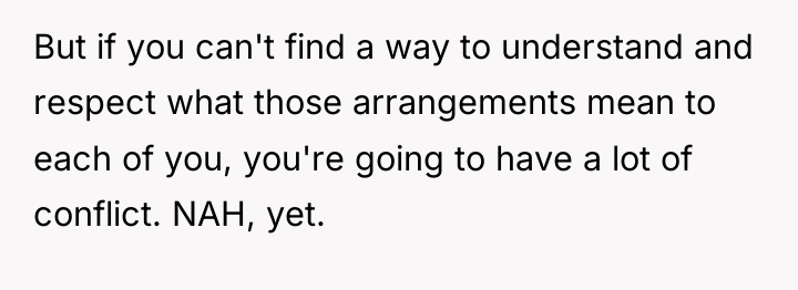 But if you can't find a way to understand and...
