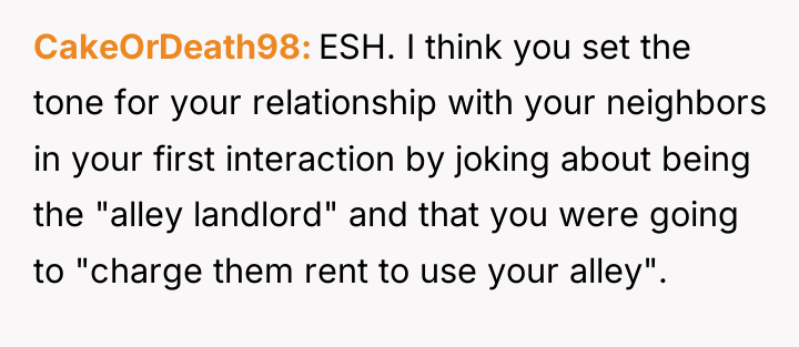 CakeOrDeath98 ESH. I think you set the tone for your...