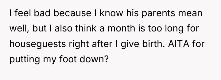 I feel bad because I know his parents mean well,...