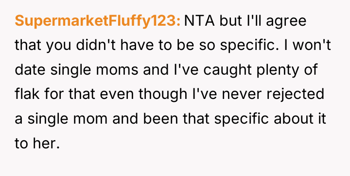 SupermarketFluffy123 NTA but I'll agree that you didn't have to...
