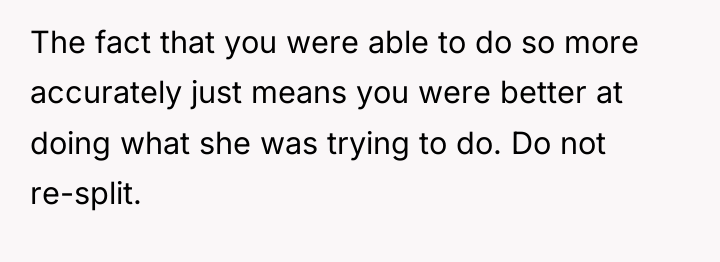 The fact that you were able to do so more...
