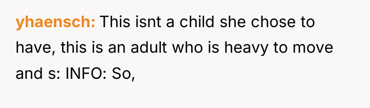 yhaensch This isnt a child she chose to have, this...