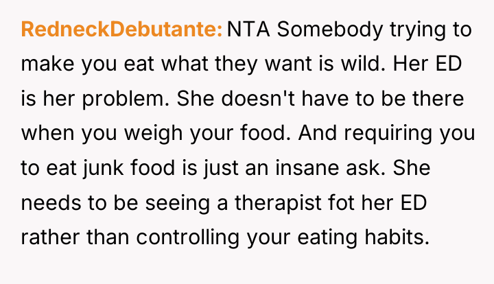 RedneckDebutante NTA Somebody trying to make you eat what they...