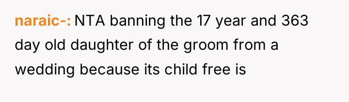 naraic- NTA banning the 17 year and 363 day old...