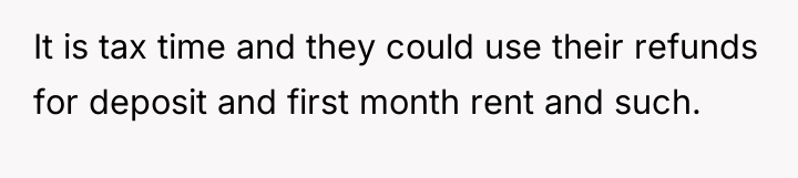 It is tax time and they could use their refunds...